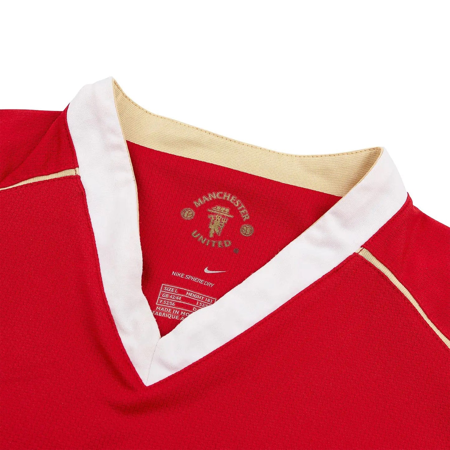 Manchester United 2006/2007 Home Soccer Jersey