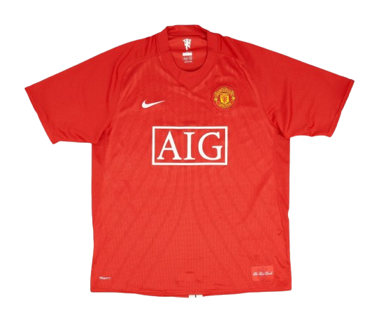 Manchester United 2007/2008 Home Champions League Kit